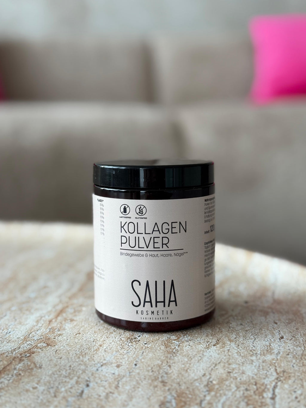 SAHA Kollagen Pulver – Straffe Haut & elastische Gelenke von innen