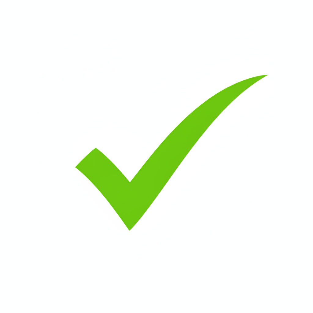 Grüner Haken Icon