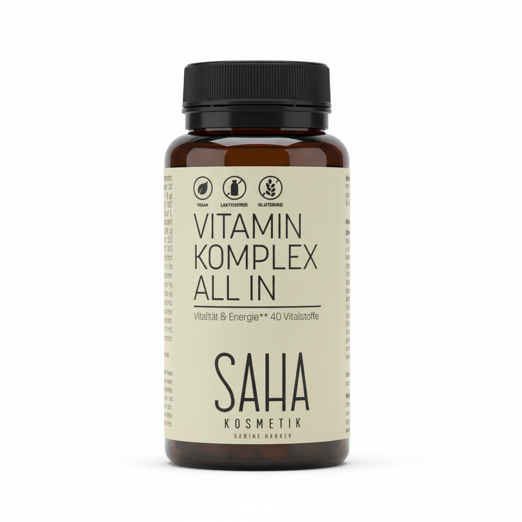 SAHA Vitamin Komplex ALL IN weißer Hintergrund